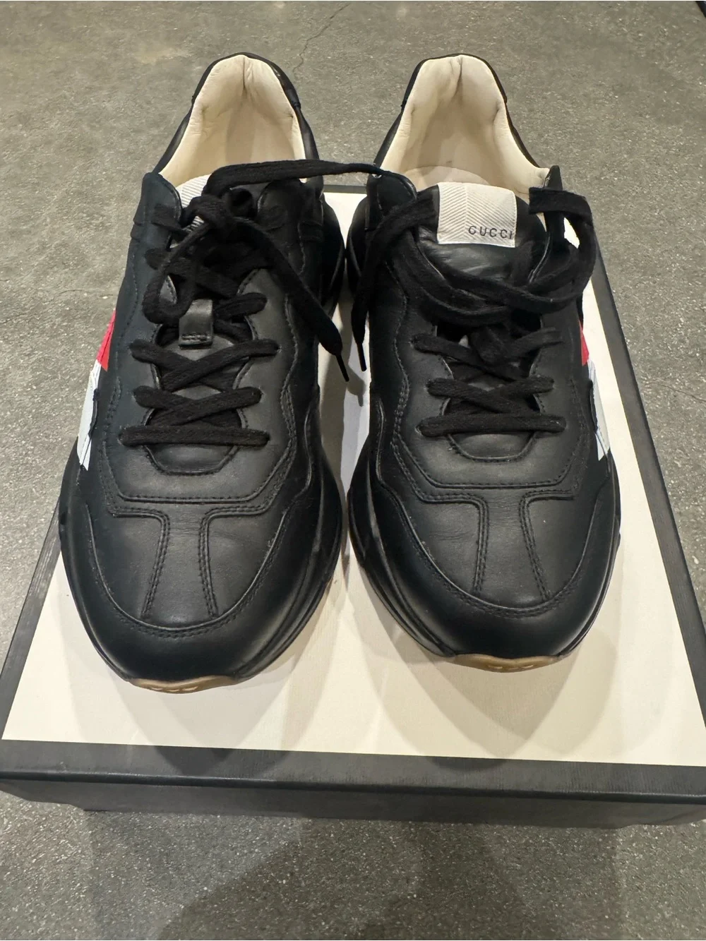 Gucci Rhyton black Web Print